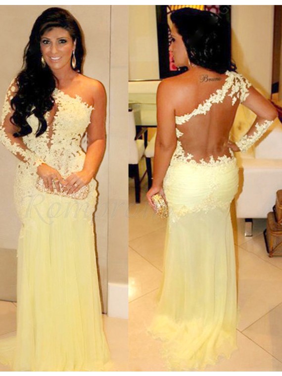 Light Yellow Prom Dresses