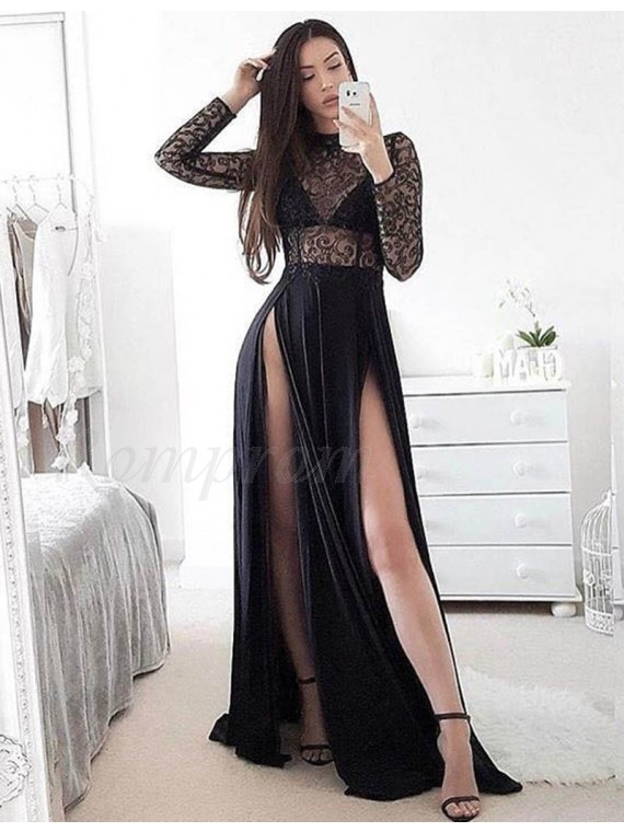 split long dress