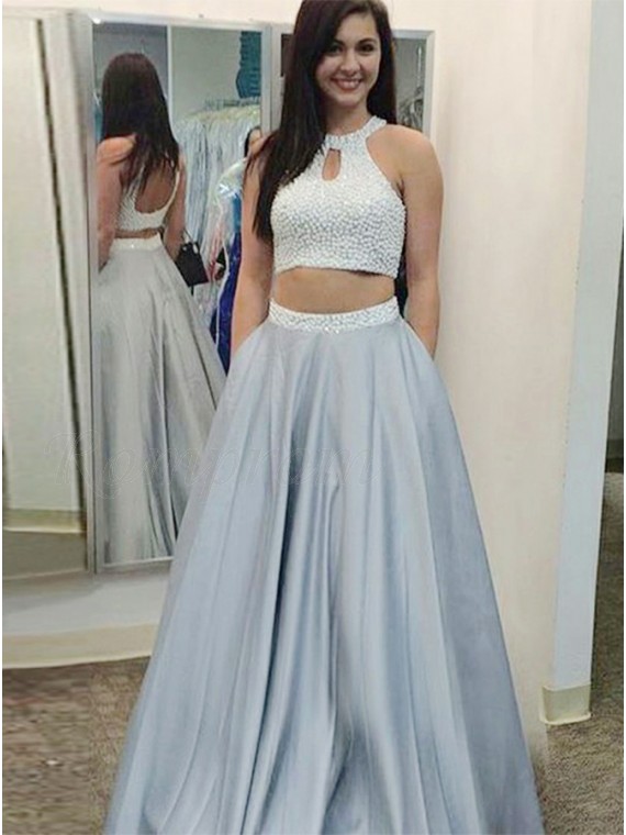 two piece prom dress top only