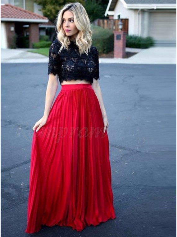 half and half prom dresses