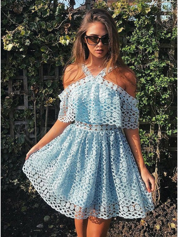 light blue lace