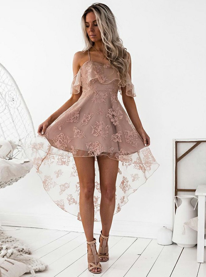 blush occasion dress