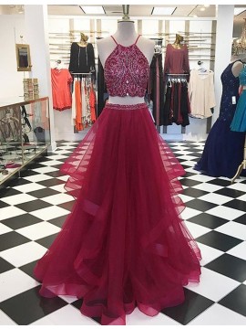 prom dress 2 piece