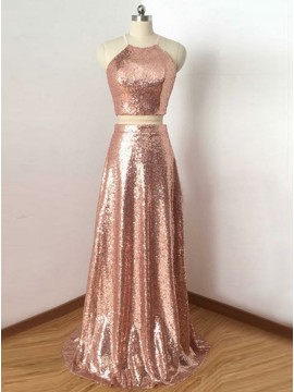 gold 2 piece dress